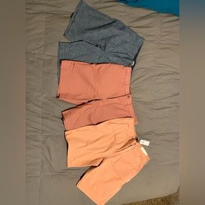 COPY - 3x Mens dress shorts bundle, 32” and 33”